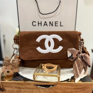 Precision (Novelty)Brown Bag, Novelty Keychain, Camila Bow Charm & Gift Bag✨